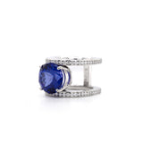 Suspended Tanzanite Ring