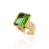 Green Tourmaline Ring