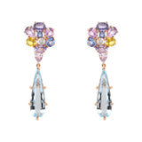 Floral Raindrop Earrings