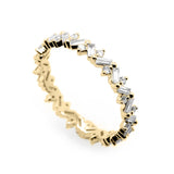 Cairn Yellow Gold Diamond Eternity Band