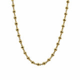 SunFlower Bead Chain 22" Yellow Gold