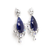 Chandelier Sapphire Diamond Earrings