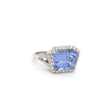 Violet Blue Sapphire Ring