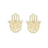 Hamsa Stud Earrings