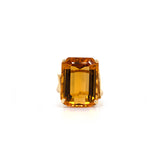 Orange Citrine Cocktail Ring