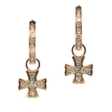OSJ 18K rose gold "Maltese Cro