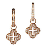 OSJ 18K rose gold "Open Cross