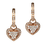 OSJ 18K rose gold & diamond pa