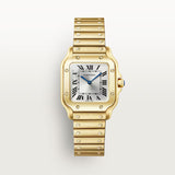 Yellow Gold Santos Small Model Quartz